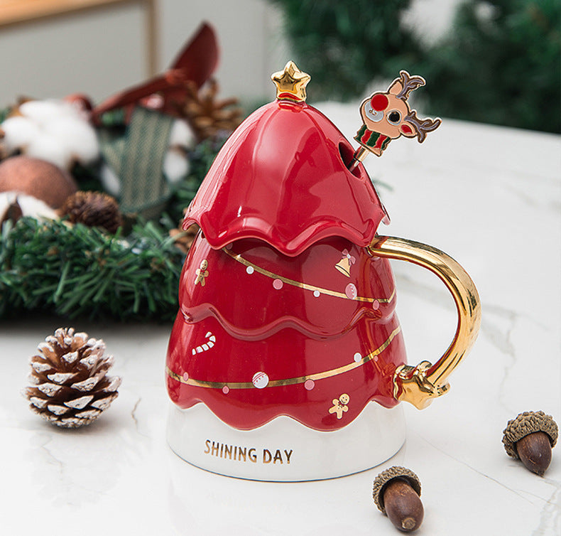 Christmas Tree Ceramic Mug