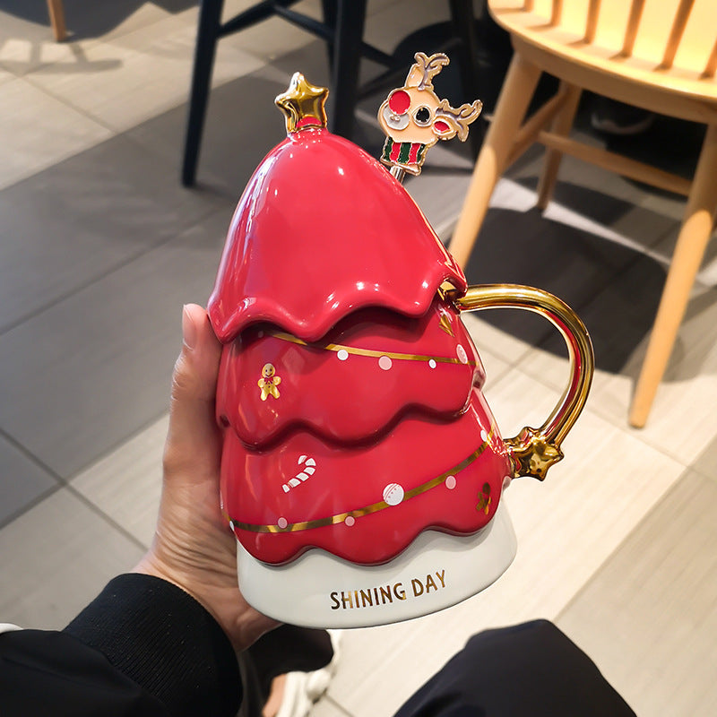 Christmas Tree Ceramic Mug