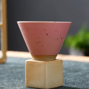 Stoneware Espresso Cup With Base