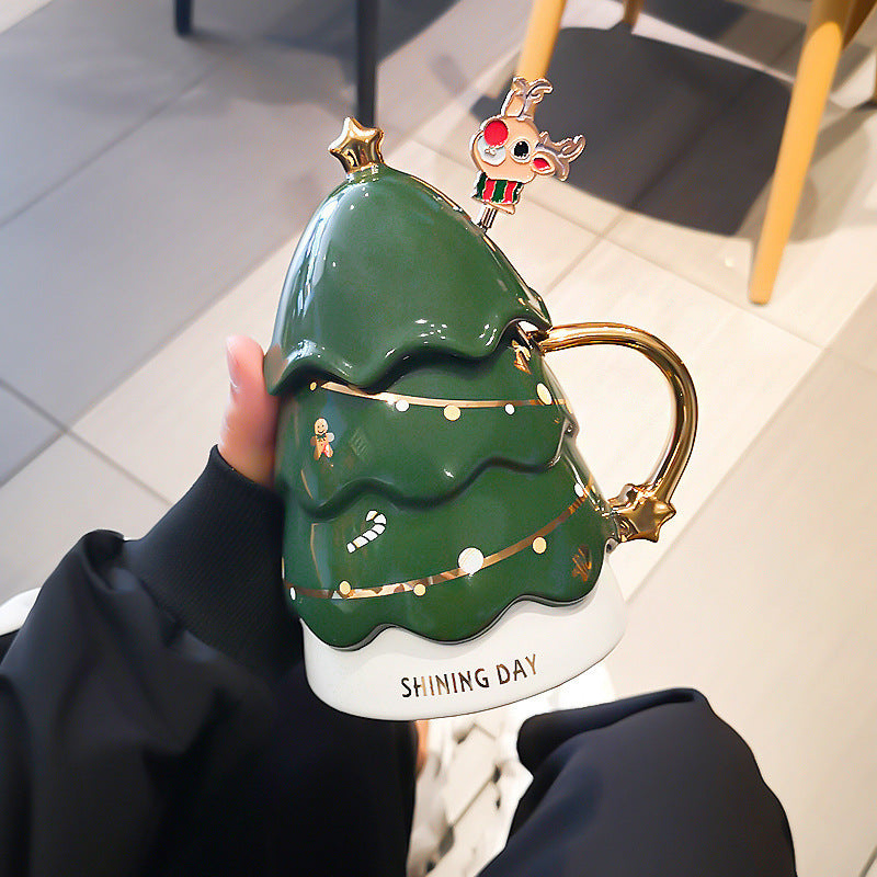 Christmas Tree Ceramic Mug