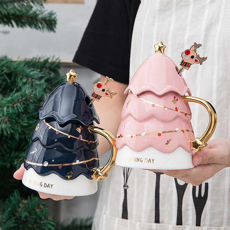 Christmas Tree Ceramic Mug