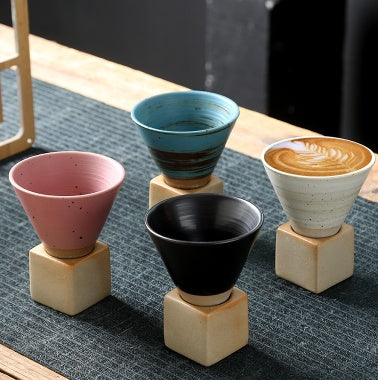 Stoneware Espresso Cup With Base