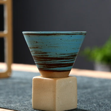 Stoneware Espresso Cup With Base