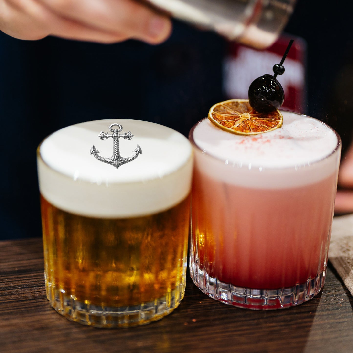 Nautical Anchor Drink Topper