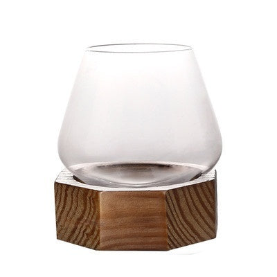 Octagon Whiskey Glass