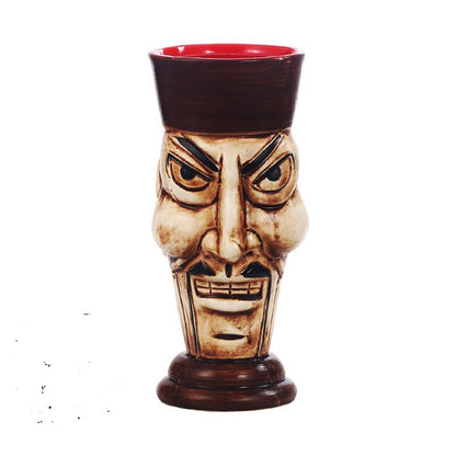 Japanese Samurai Ceramic Tiki Mug