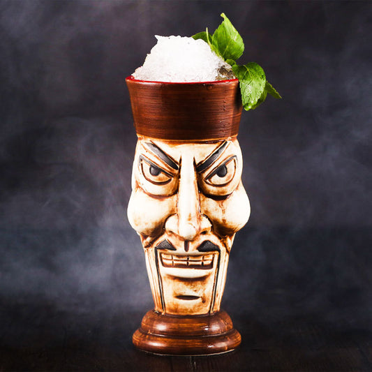 Japanese Samurai Ceramic Tiki Mug