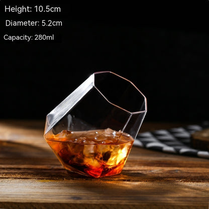 Octagon Whiskey Glass