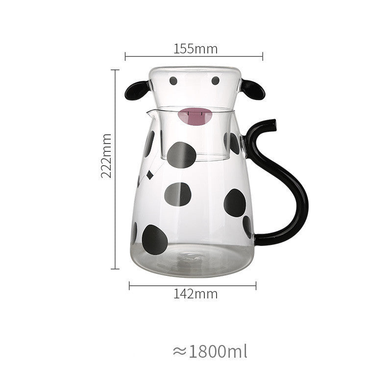 Cow Milk Jug with Multi Use Lid