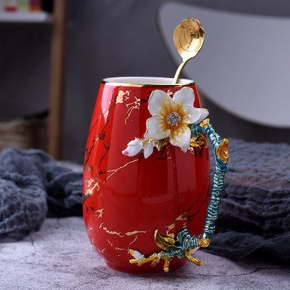 Floral Ceramic Mug