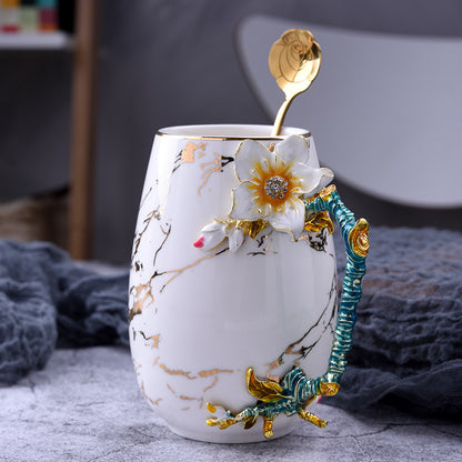 Floral Ceramic Mug