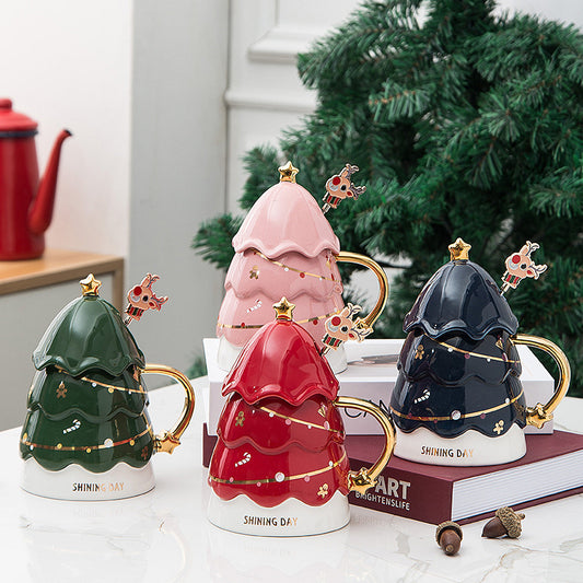 Christmas Tree Ceramic Mug