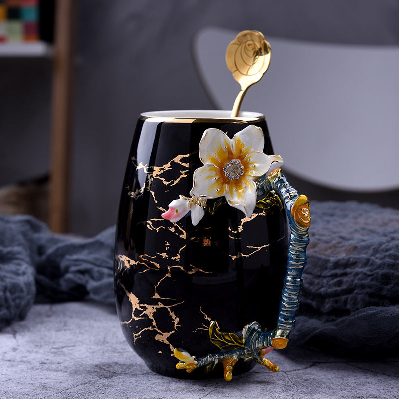 Floral Ceramic Mug