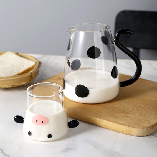 Cow Milk Jug with Multi Use Lid