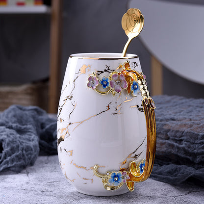 Floral Ceramic Mug