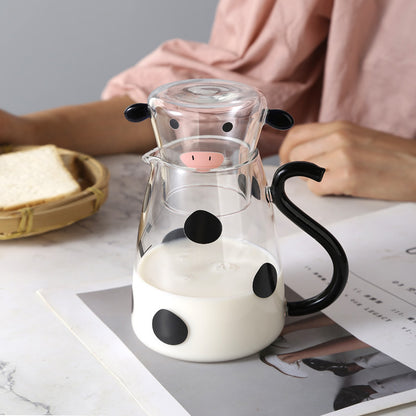 Cow Milk Jug with Multi Use Lid