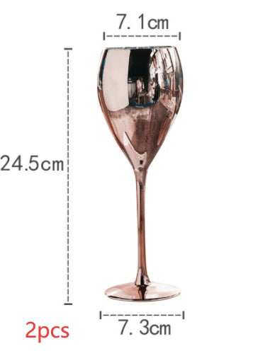 Luxury Goblet Electroplated Wine Glass