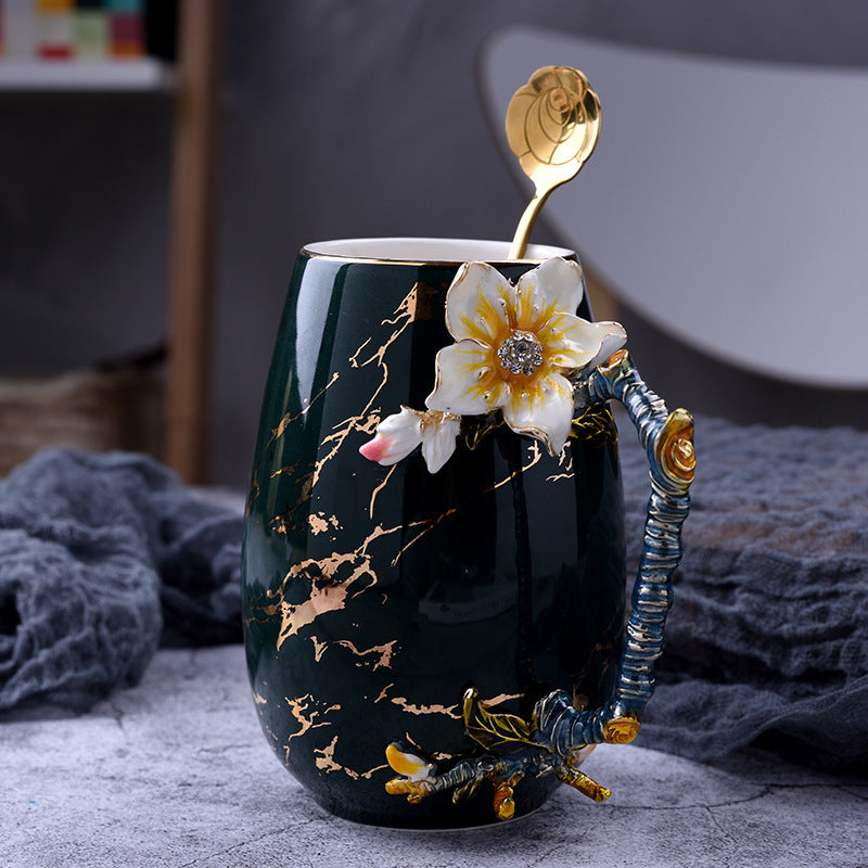 Floral Ceramic Mug