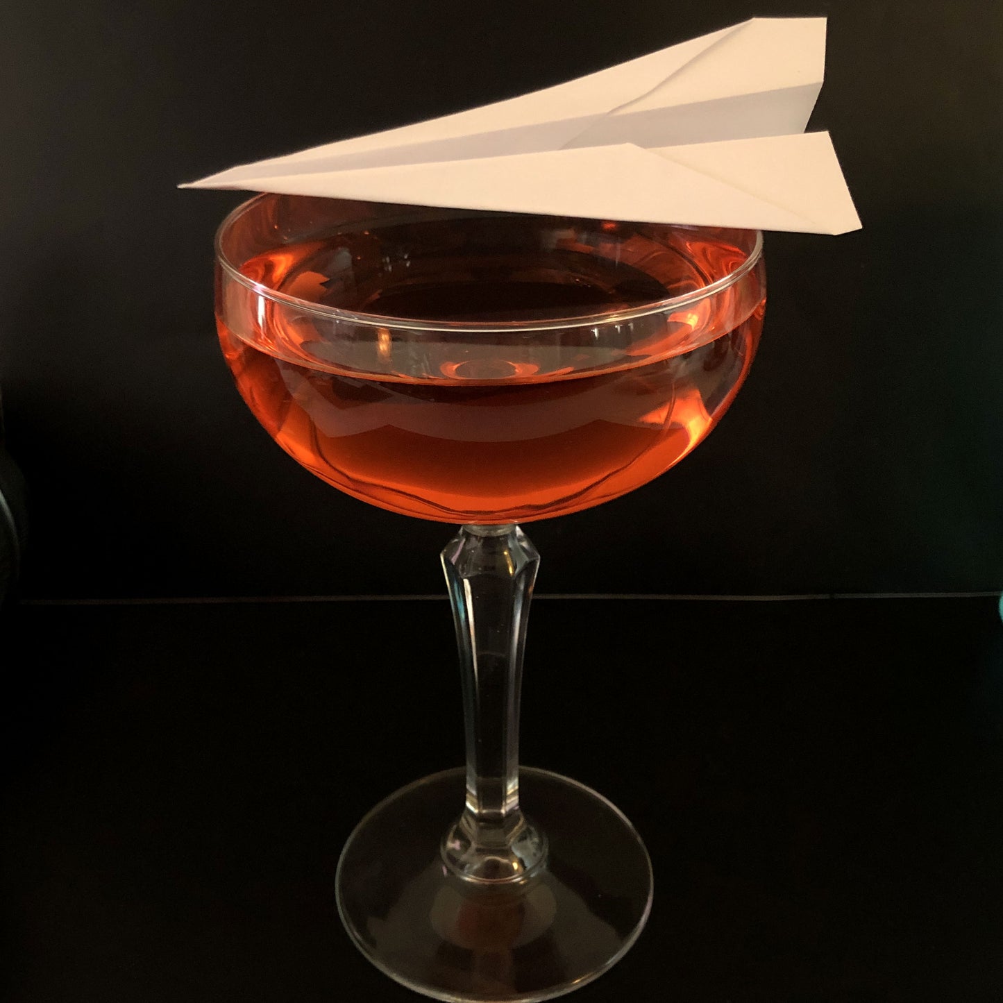 Paper Plane Cocktail Garnishes