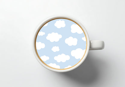 Cloud Pattern Drink Toppers