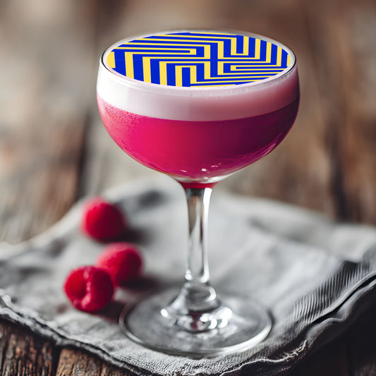 Geometric Line Art Drink Toppers