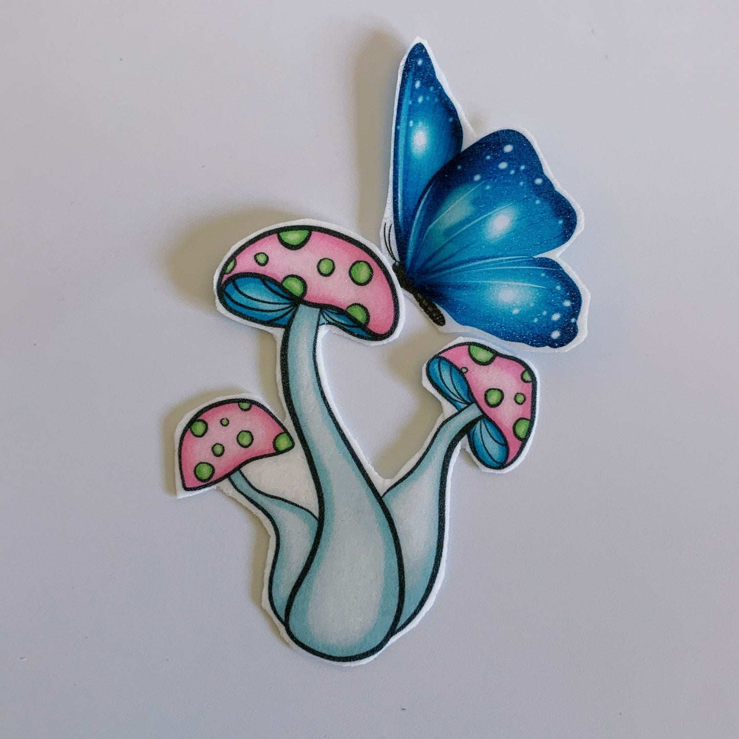 Mushroom and Butterfly Drink Toppers