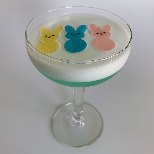 Bunny Peeps Drink Toppers