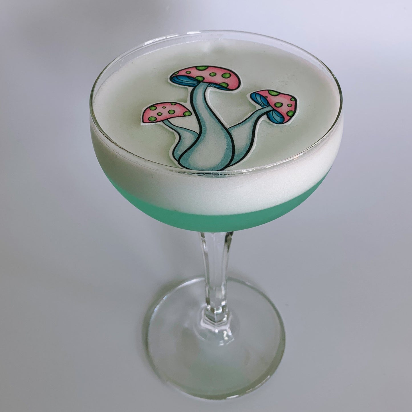 Mushroom and Butterfly Drink Toppers