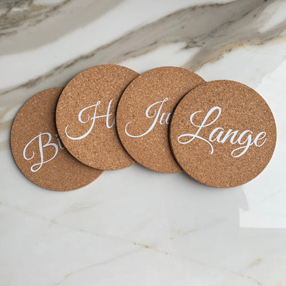 Personalized Coasters: Set of 4