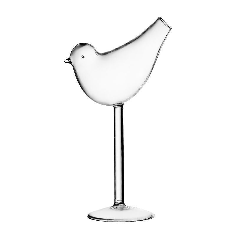 Bird Stemmed Cocktail Glass