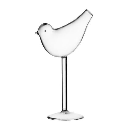 Bird Stemmed Cocktail Glass