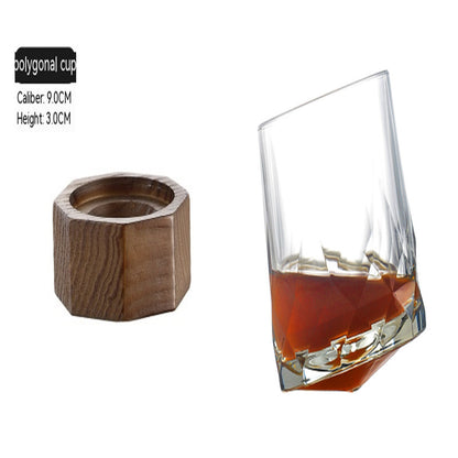 Octagon Whiskey Glass