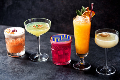 Geometric Line Art Drink Toppers