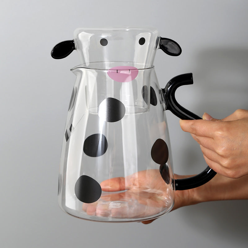 Cow Milk Jug with Multi Use Lid