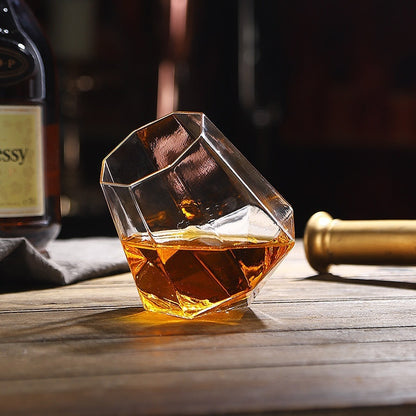 Octagon Whiskey Glass