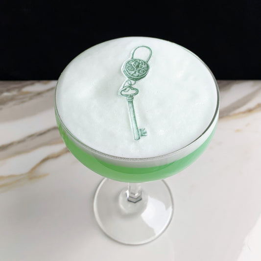 Old Fashioned Lock and Key Cocktail Topper