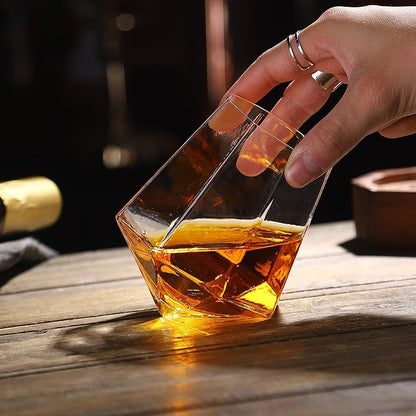 Octagon Whiskey Glass