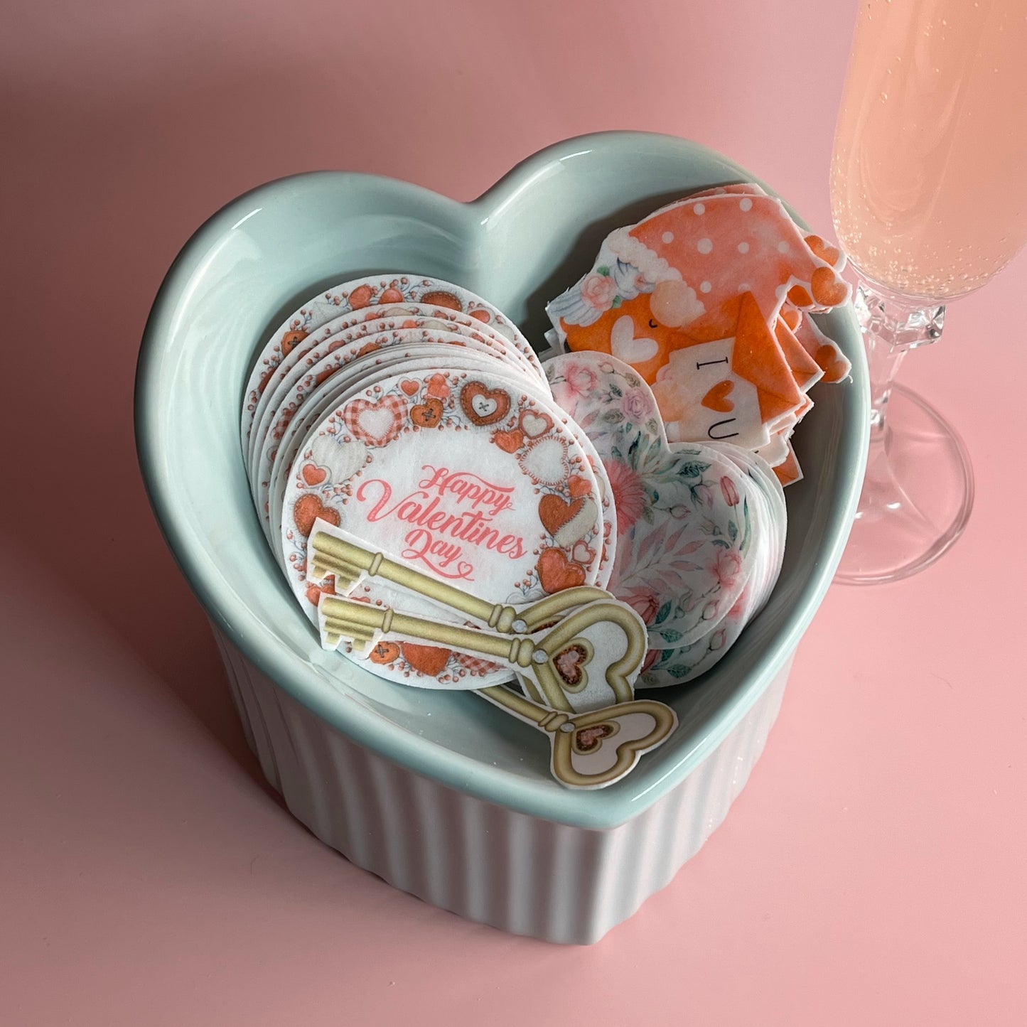 Valentine's Day Drink Toppers