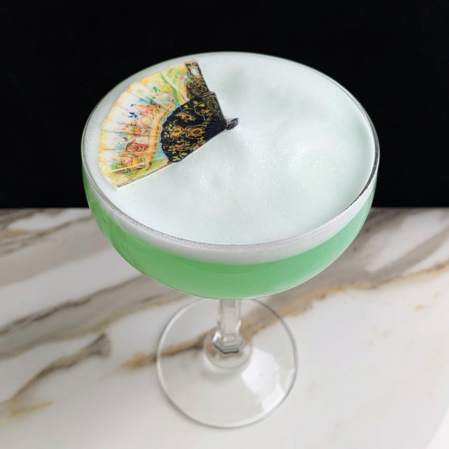 Edible Fan Cocktail Topper