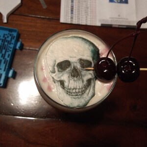 Skull Halloween Cocktail Topper