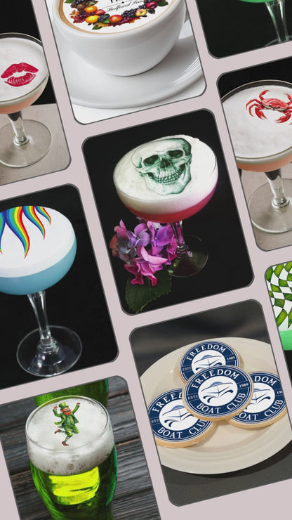 Spring Bee Cocktail Topper Garnishes