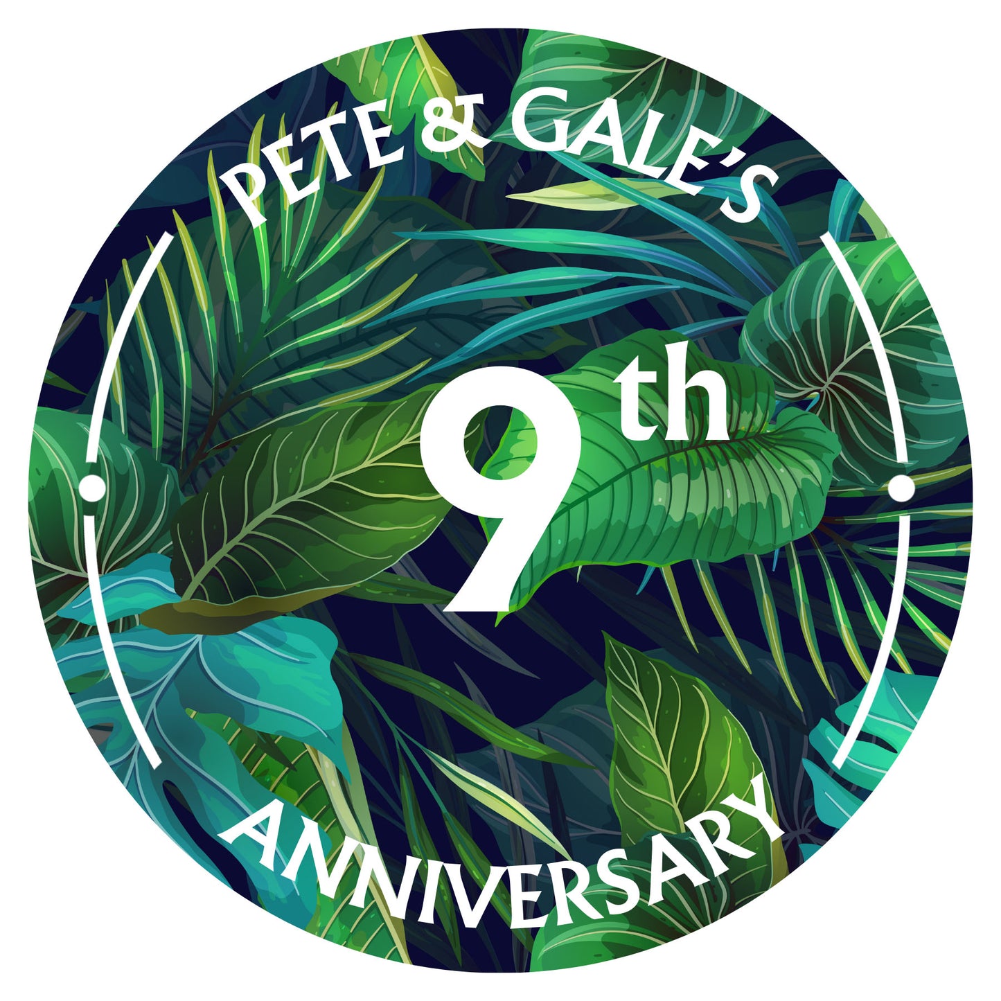Tropical Island Birthday, Wedding, Anniversary